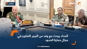 الحداد يبحث مع وفد من النيجر التعاون في مجال حماية الحدود