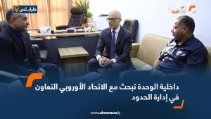 داخلية الوحدة تبحث مع الاتحاد الأوروبي التعاون في إدارة الحدود