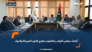 أعضاء مجلس النواب يناقشون مقترح قانون الصيدلة والدواء