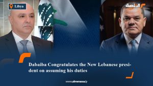 Dabaiba Congratulates the New Lebanese president on assuming his duties