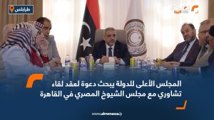 المجلس الأعلى للدولة يبحث دعوة لعقد لقاء تشاوري مع مجلس الشيوخ المصري في القاهرة