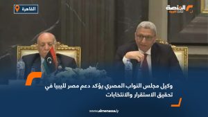 وكيل مجلس النواب المصري يؤكد دعم مصر لليبيا في تحقيق الاستقرار والانتخابات
