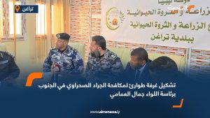 تشكيل غرفة طوارئ لمكافحة الجراد الصحراوي في الجنوب برئاسة اللواء جمال العمامي