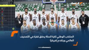 المنتخب الوطني لكرة السلة يحقق قفزة في التصنيف العالمي ويتقدم إفريقيًا