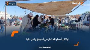 ارتفاع أسعار الخضار في أسواق وادي عتبة