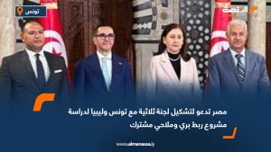 مصر تدعو لتشكيل لجنة ثلاثية مع تونس وليبيا لدراسة مشروع ربط بري وملاحي مشترك