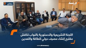 اللجنة التشريعية والدستورية بالنواب تناقش مقترح إنشاء مصرف دولي للطاقة والتعدين