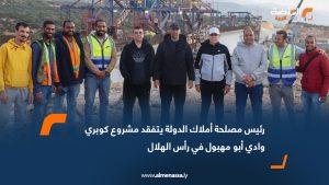 رئيس مصلحة أملاك الدولة يتفقد مشروع كوبري وادي أبو مهبول في رأس الهلال