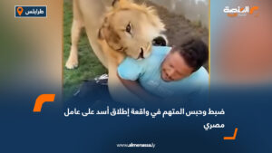 ضبط وحبس المتهم في واقعة إطلاق أسد على عامل مصري