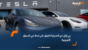 بي واي دي الصينية تتفوق على تسلا في السوق الأوروبية