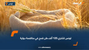 تونس تشتري 125 ألف طن قمح في مناقصة دولية