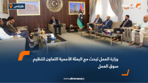 وزارة العمل تبحث مع البعثة الأممية التعاون لتنظيم سوق العمل