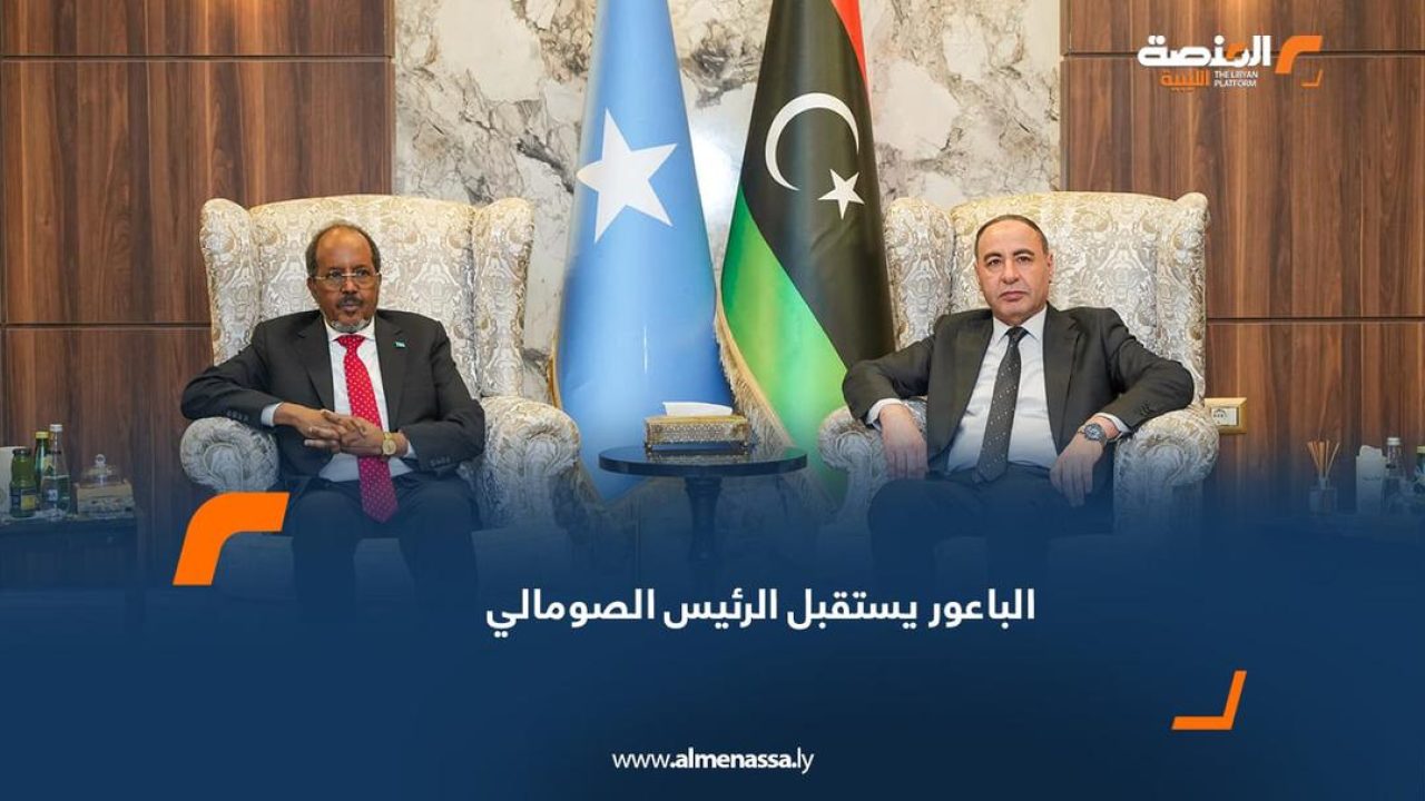 الباعور يستقبل الرئيس الصومالي
