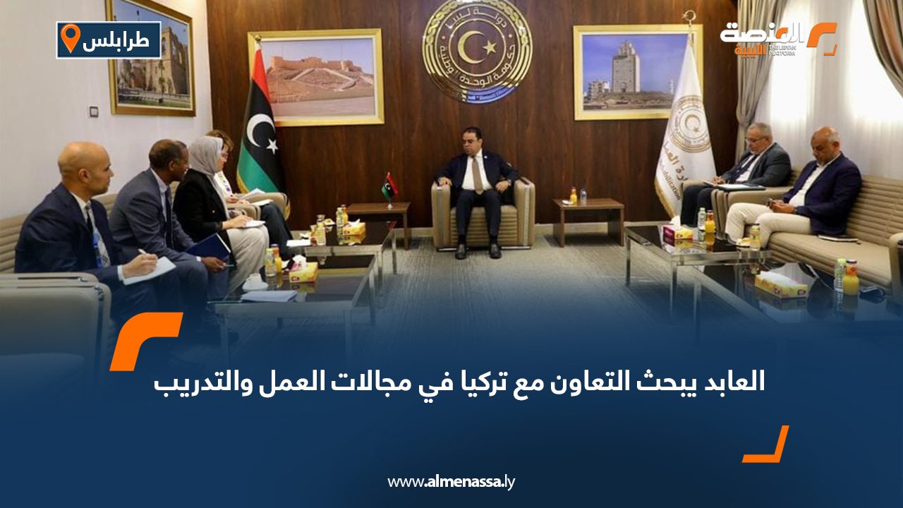 Wide Web العابد يبحث التعاون مع تركيا في مجالات العمل والتدريب