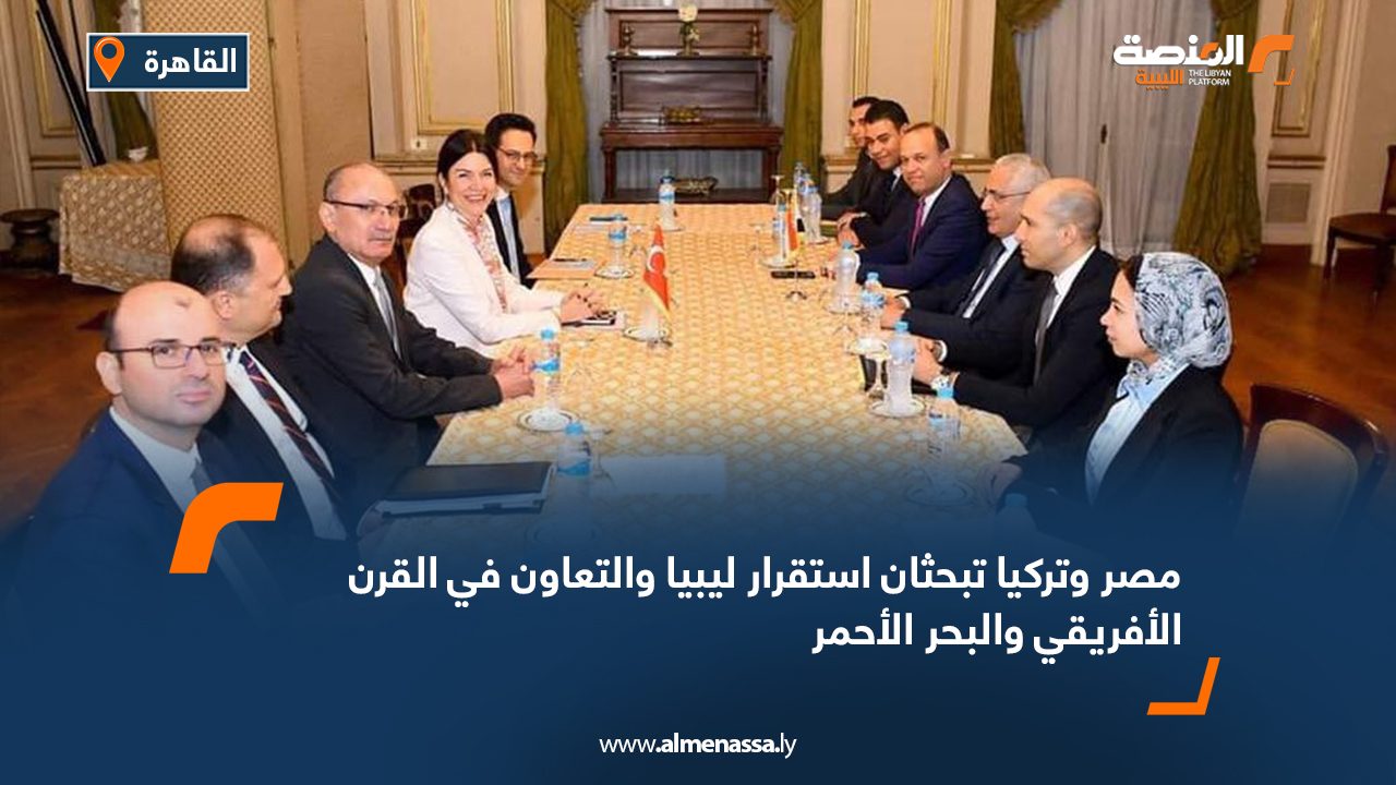 مصر وتركيا تبحثان استقرار ليبيا والتعاون في القرن الأفريقي والبحر الأحمر مصر وتركيا تبحثان استقرار ليبيا والتعاون في القرن الأفريقي والبحر الأحمر