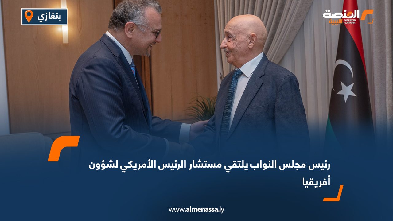 Wide Web رئيس مجلس النواب يلتقي مستشار الرئيس الأمريكي لشؤون أفريقيا
