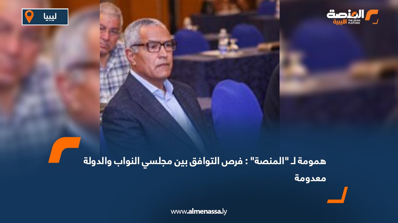 Wide Web همومة لـ "المنصة": فرص التوافق بين مجلسي النواب والدولة معدومة