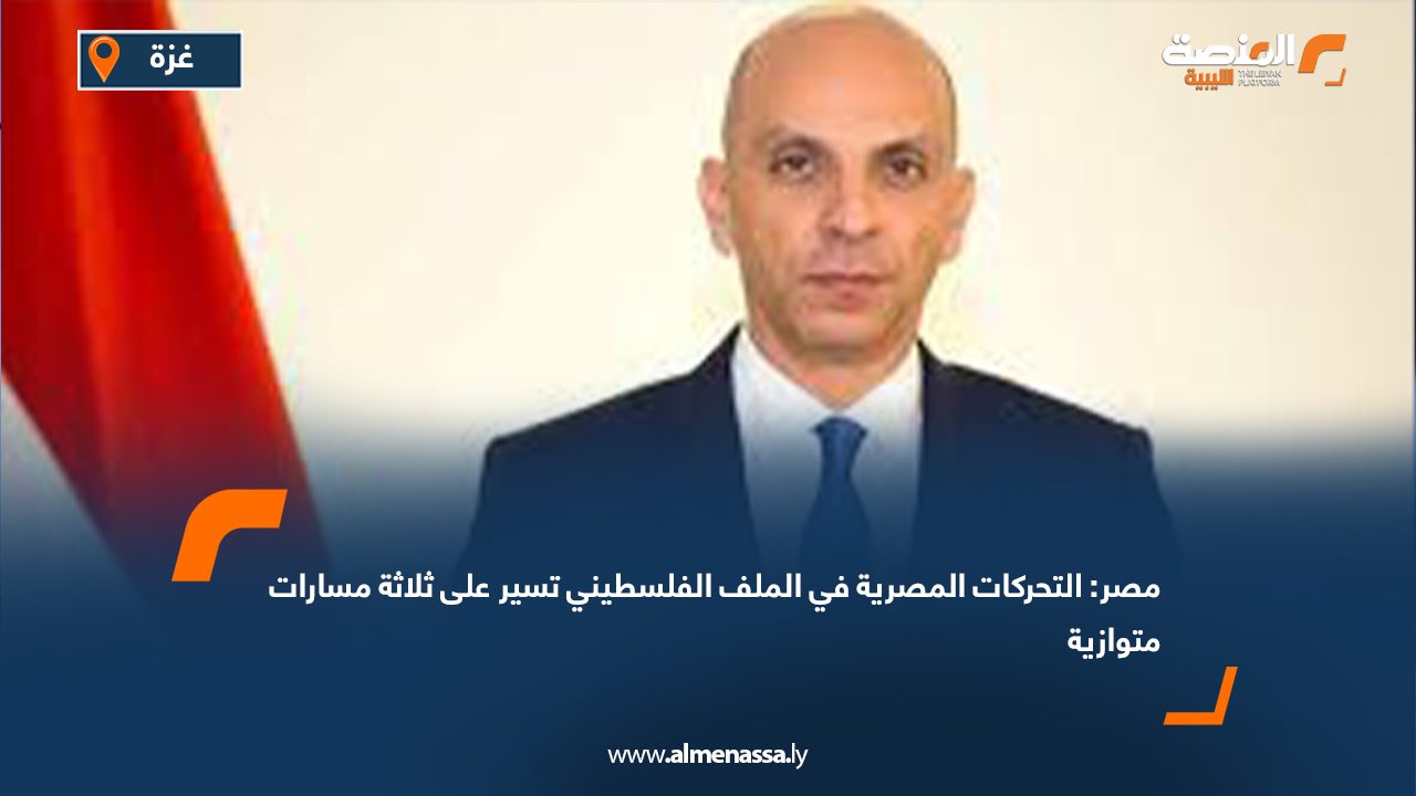 Wide Web مصر: التحركات المصرية في الملف الفلسطيني تسير على ثلاثة مسارات متوازية