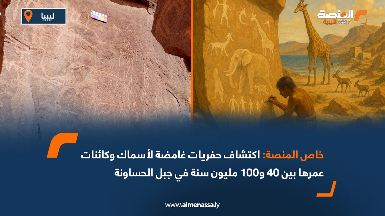 خاص المنصة: اكتشاف غامض لأسماك وحيوانات منقرضة منذ 40 - 100 مليون سنة بجبل الحساونة