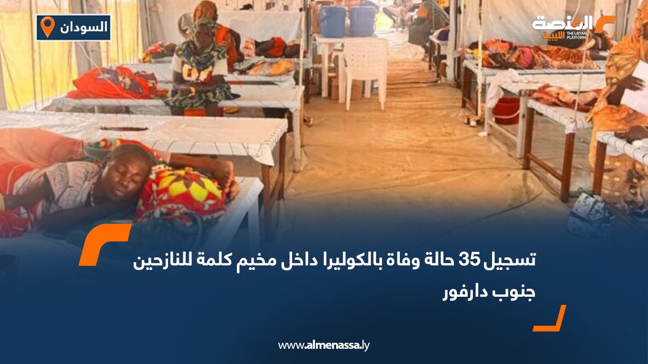 Wide Web تسجيل 35 حالة وفاة بالكوليرا داخل مخيم كلمة للنازحين جنوب دارفور