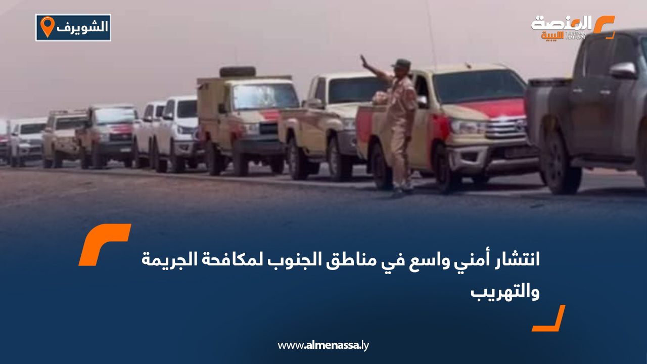 انتشار أمني واسع في مناطق الجنوب لمكافحة الجريمة والتهريب