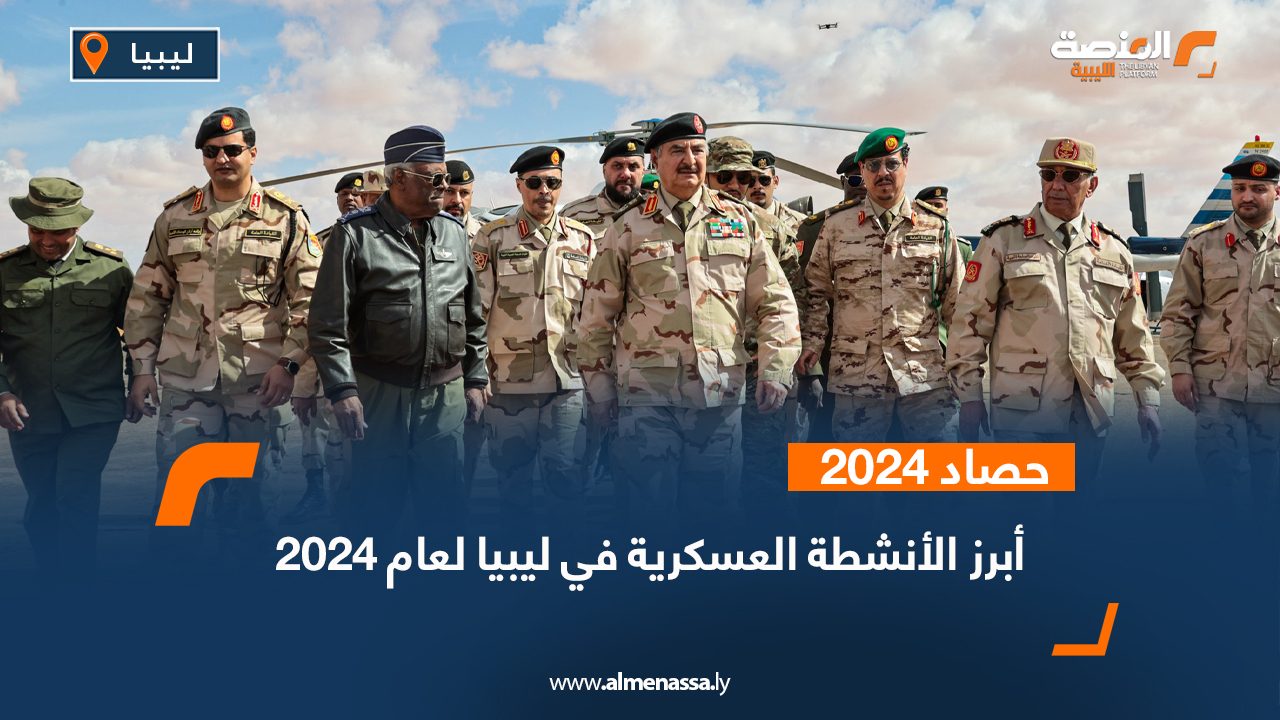 أبرز الأنشطة العسكرية في ليبيا لعام 2024